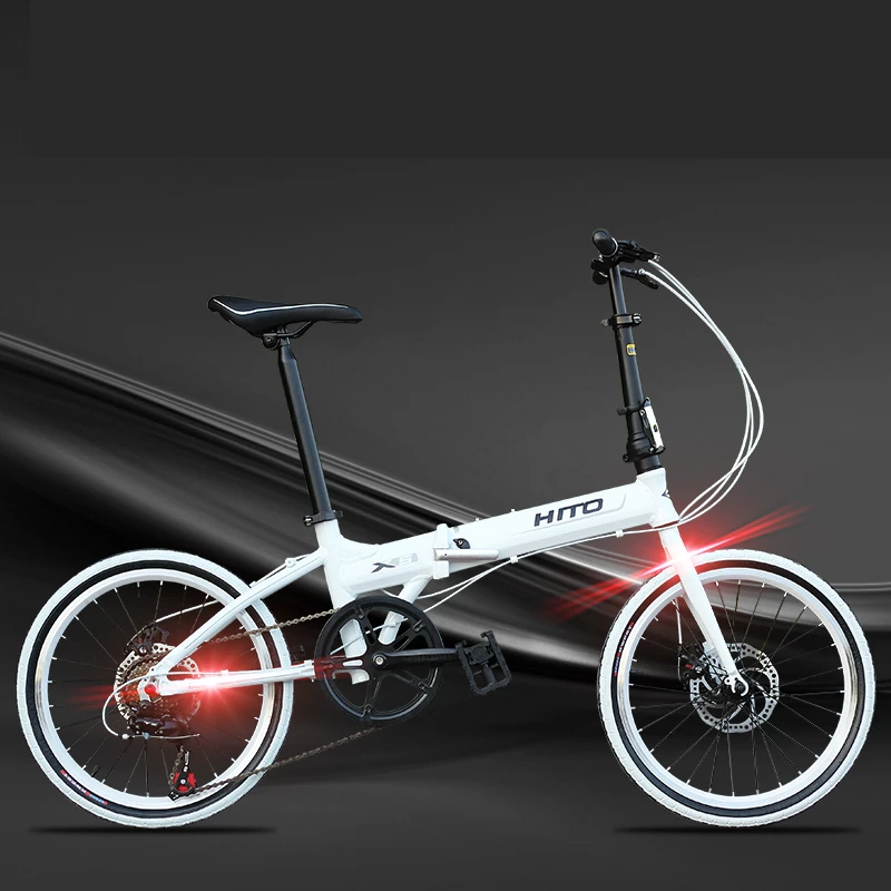 Top New Brand aluminum alloy 20/22 inch frame 6 speed folding bike outdoor BMX Disc brake bicicletas lady children bicycle 3