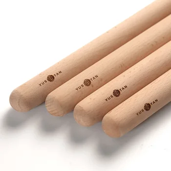 

YUSOTAN wooden rolling pin for rolling dough natural solid wood no paint no wax safe and healthy dough roller baking accessories