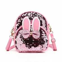 Весенняя Детская сумка на плечо с двойной спинкой, мини-сумка с блестками, детский рюкзак с двумя отделениями, рюкзак для покупок