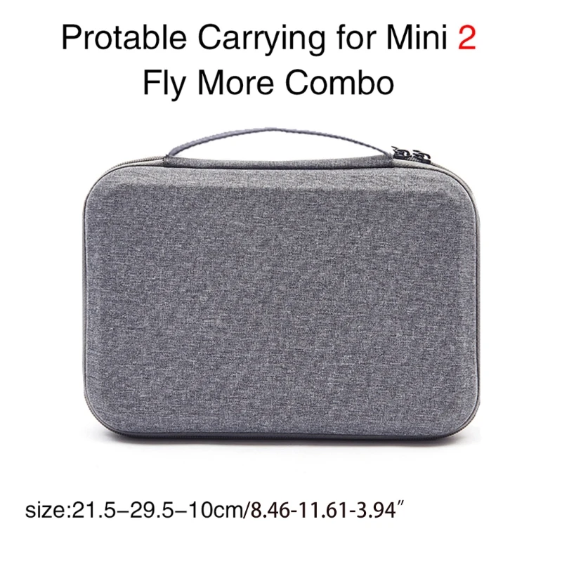Handbag Storage Carrying Case Travel Box for Mavic Mini 2 Fly More Combo, Battery & Charger Apdater and Accessaries