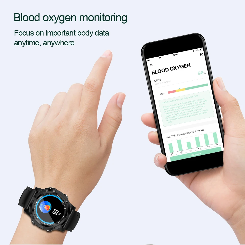 LEMFO T5 спортивные Смарт-часы IP67 Водонепроницаемый пульсометр кислородный монитор фитнес-трекер умные часы для мужчин и женщин для Android