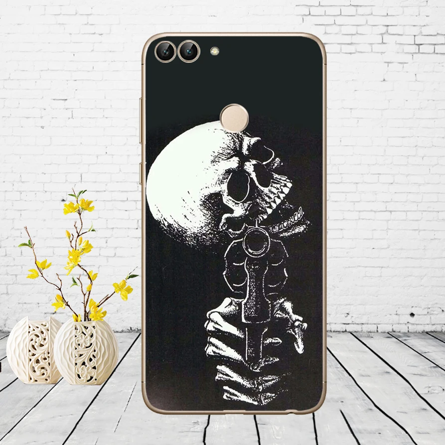 H41 Huawei P Smart Case TPU Мягкий силиконовый прозрачный чехол для телефона huawei P Smart Cover FIG-LX1 Enjoy 7S Чехол - Цвет: H41