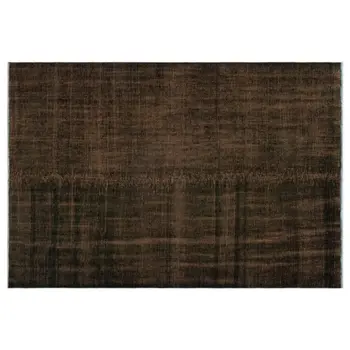 

Handmade Brown Vintage Overdyed Turkish Area Rug 160x234 Cm-5'3''X7'8''