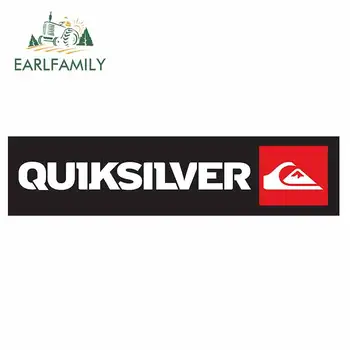 

EARLFAMILY 13cm x 3.3cm for Quiksilver Waterproof Decal DIY Car Stickers Anime Waterproof Scratch-proof Vehicle JDM Accessories
