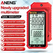 ANENG – testeur de Transistor multimètre numérique 620A, 6000 points True RMS, condensateur électrique automatique, mesure de la résistance à la température
