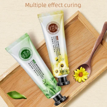 

Plant Essential Hand Cream Hydrating Anti-drying Smooth Fine Lines Brighten Skin Color Hand Care Essential Cream Lavender Lemon