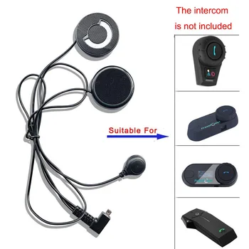 

Hi-Fi Bluetooth Earphone Helmet Soft Cable Motorcycle Intercom Bluetooth Interphone Headset Speaker Thin Portable For TCOM FDCVB