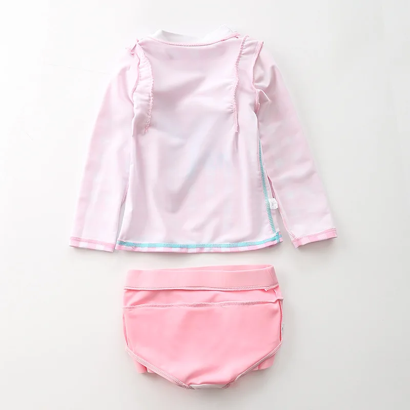 

KID'S Swimwear Girls Split Type Flash Long Sleeve Swimwear Children Infant Baby Princess South Korea Skirt Tour Bathing Suit