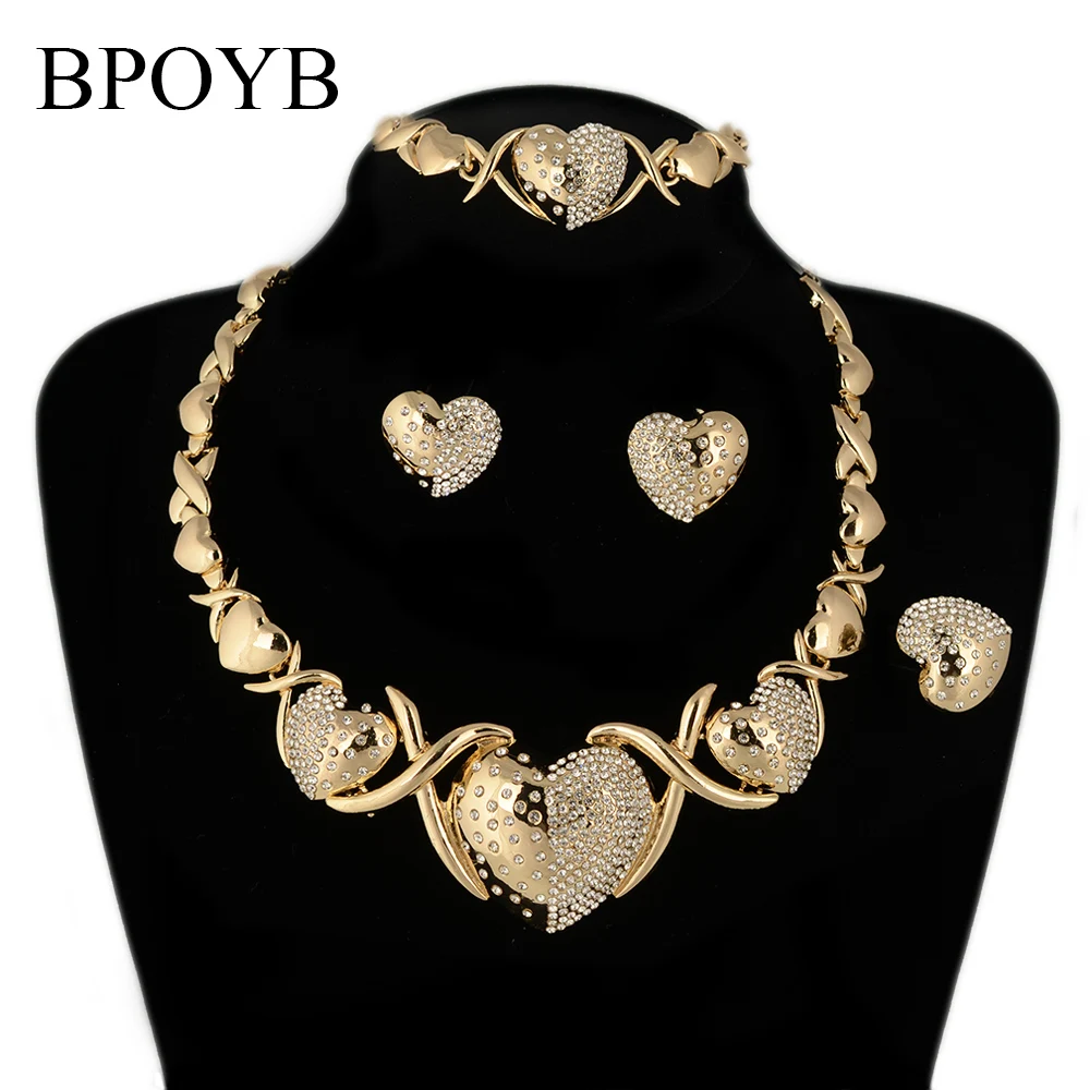 BPOYB Best Sale Fatory Wholesale Italian Gold Color Xoxo Necklace
