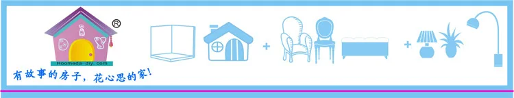 Hoomeda-diy DIY хижина Анна розовая Мелодия творческий DIY ручной работы собранная вилла модель Кин Санг день подарок