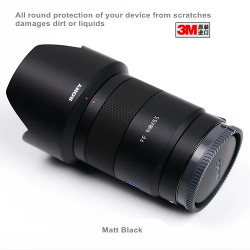 Защитный чехол для объектива sony FE 135 f1.8GM с защитой от царапин - Цвет: Matt Black