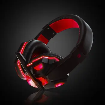 

Professional Led Light Gamer Headset for Computer PS4 Gaming Headphones Adjustable Bass Stereo PC Wired Headset With Mic Gifts