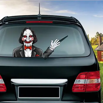 

Car Window-Halloween Decoration Sticker Animated Moving Waving Wiper Blade Tag Decal Sticker & Hand For Rear Vehicle Window