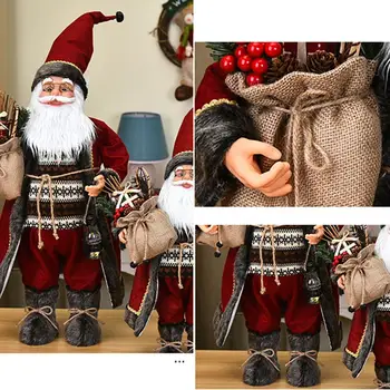 

Big Santa Claus Doll Children Xmas New Year Gift 60CM Christmas Tree Decor Wedding Party Supplies Christmas Decorations for Home