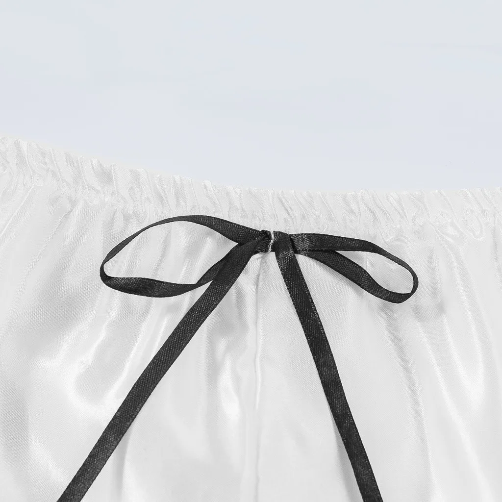 Для женщин лифчик пятно кружевное шелковое белье Ночная рубашка кофточка от пижамы брюки пижамы Кружева пижамы костюм из трех предметов 04