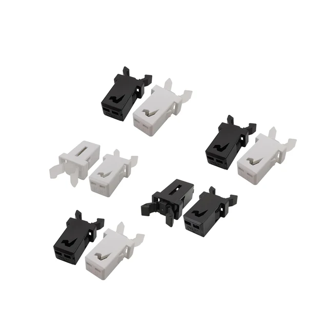 PR-001 Mini Door Lock Switch Black White For MS Air Conditioner Trash Set Top Box TV EVD DVD Door Cover 1