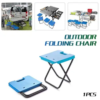 

Durable Picnic Fishing Chair Camping Folding Chair Load 80kg Cycling Outdoor Hiking Tools Alloy Folding Chair Soft Barbecue