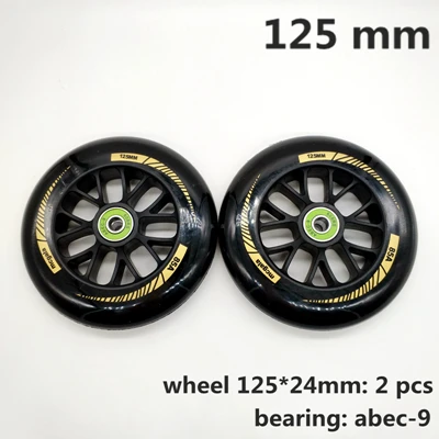 125mmabec9 125 колесо для скутера 125x24 мм подшипник ABEC-9 - Цвет: 125mmabec9