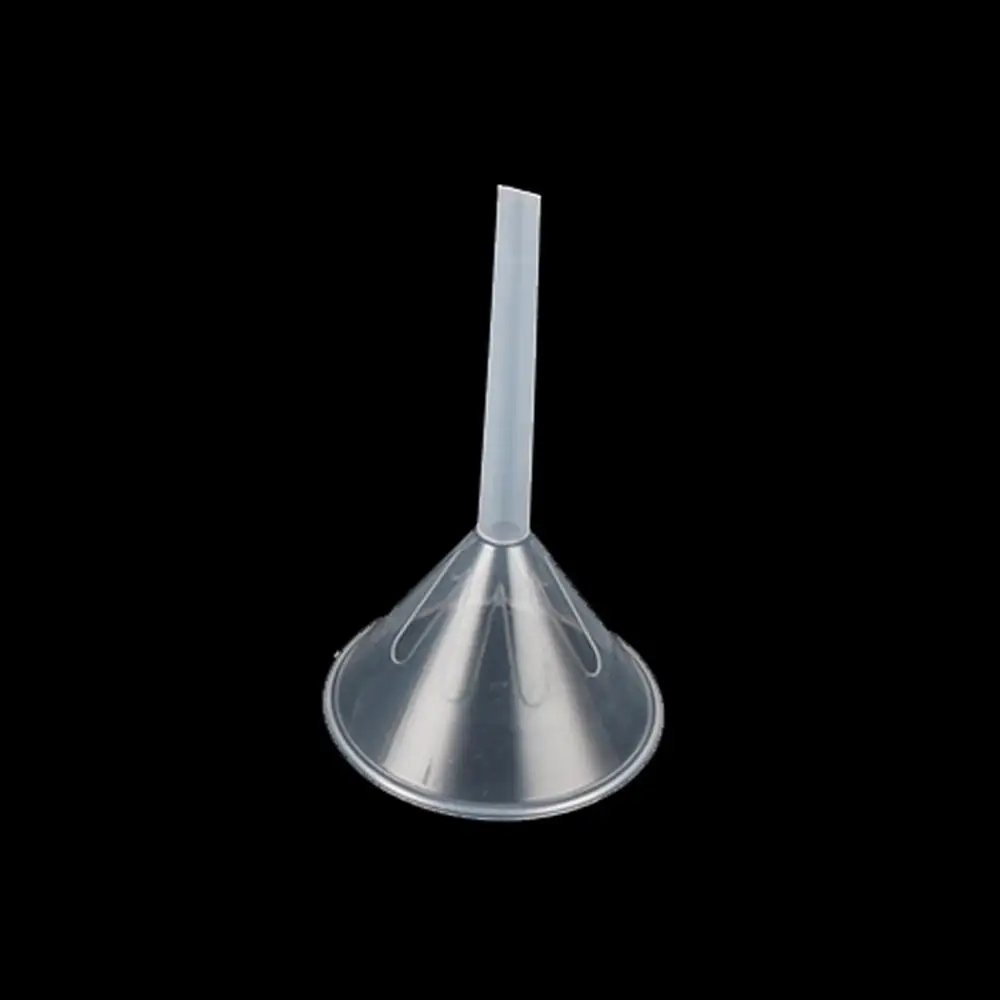 75MM Mouth Dia Laboratory Clear Filter Funnel Plastic Funnels For Perfume Liquid Essential Oil Filling Empty Bottle Packing Tool