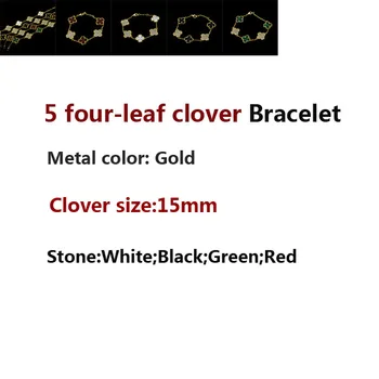 

Five Flower Bracelet Personality Fashion Romance Style Natural Shell Clover Clover Jewelry Gift for Friends 2020 new hot
