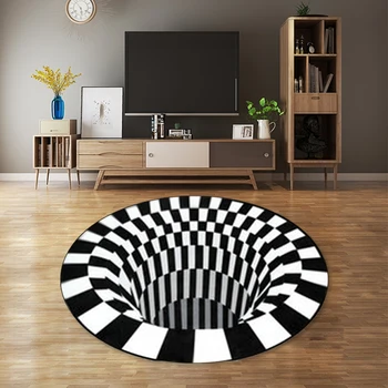 

Nordic Simple Carpets Soft 3D Printing Rugs Mat Rugs Anti-slip Large Rug Carpet For Bedroom Office Living Room Table Rugs