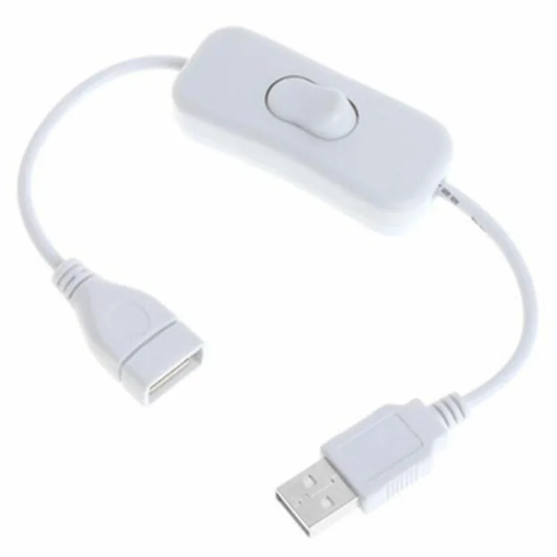 28cm USB Cable with Switch ON/OFF Cable Extension Toggle For USB Lamp Fan Power Supply Line Durable cable connector cable adapter connector with cable