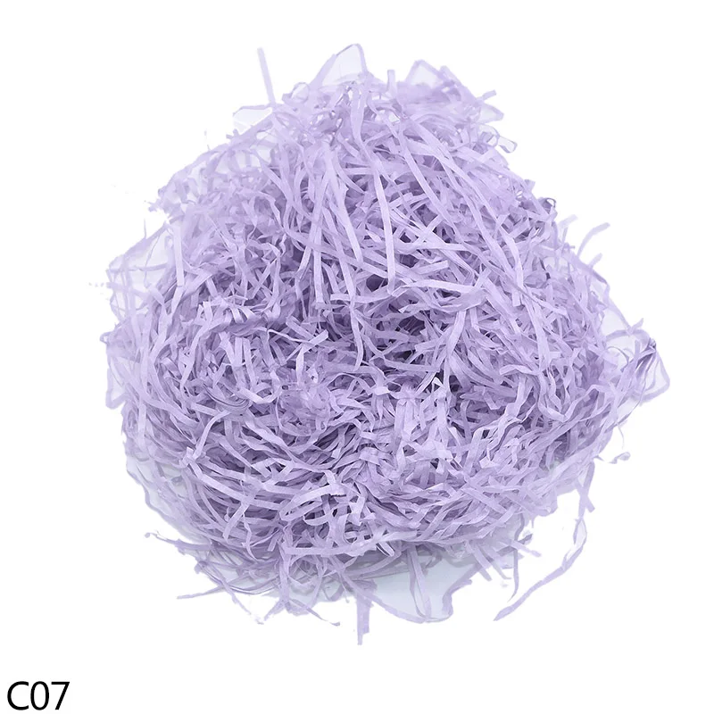 50/100 г конфетти измельченные Crinkle бумага DIY Подарочная коробка наполнение крафт бумага Свадьба День Рождения Вечеринка домашний декор подарочная упаковка наполнитель - Цвет: C07