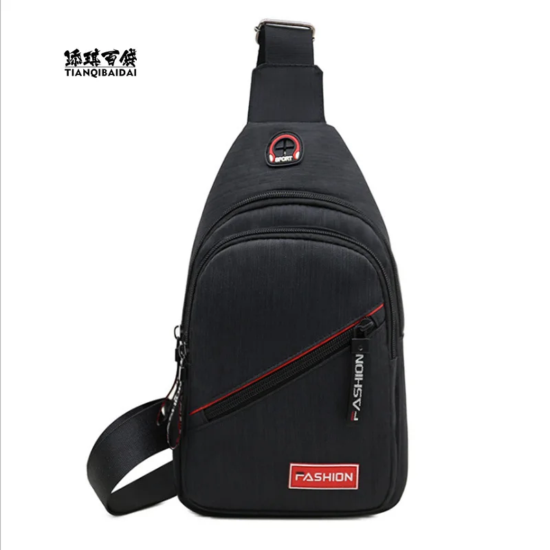 

New Style Men Chest Pack Versitile Fashion Crossbody Bag Outdoor Casual Men's Bag Multi-functional Small Shoulder Bag