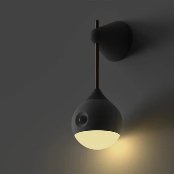 

Smart Night Light Motion Sensor Light USB Charging Night Lamp Infrared Induction LEDs Stick-On Wall Light for Kitchen Hallway