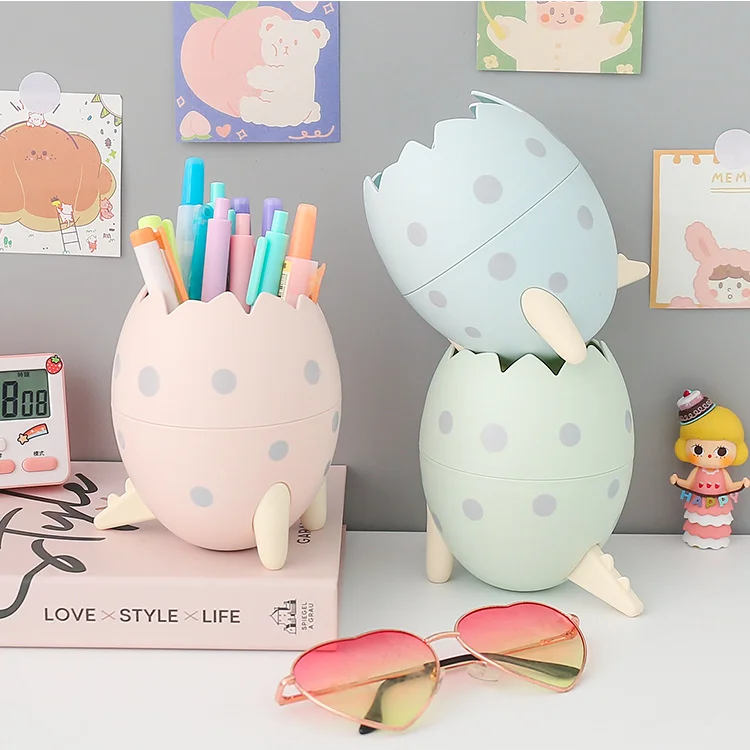 Kawaii Dinosaur Egg Pen Holder - Limited Edition