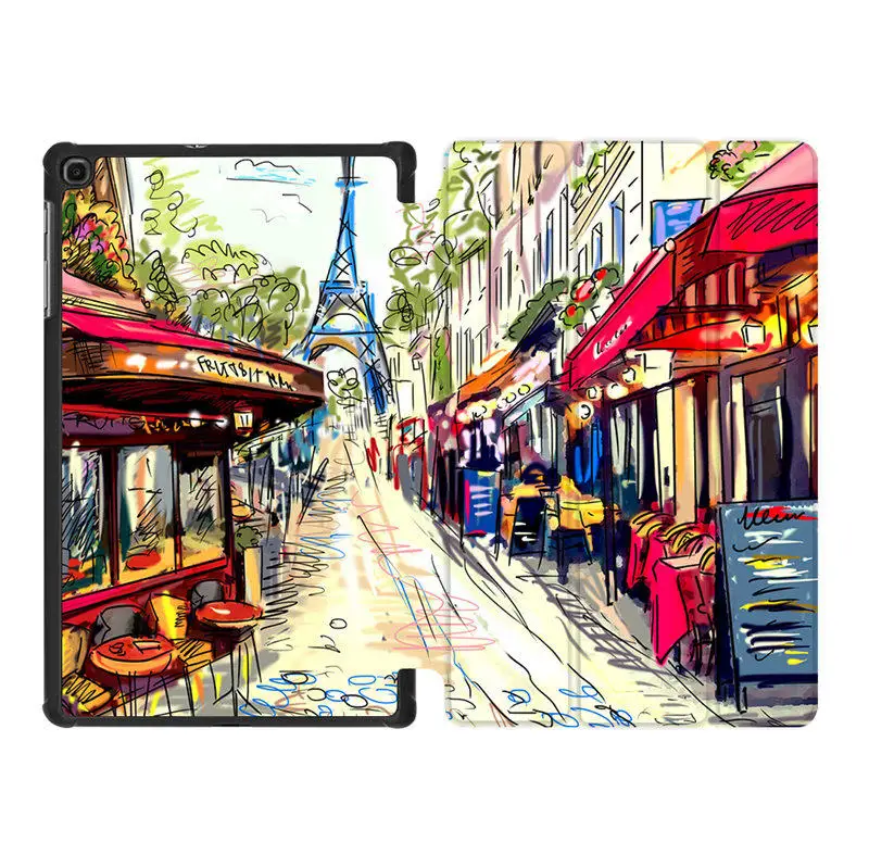 Чехол Sanmubaba для Samsung Galaxy Tab A 10,1 дюймов SM-T510 T515 ультра-тонкий PU кожаный флип-стенд смарт-чехол для планшета - Цвет: SS14