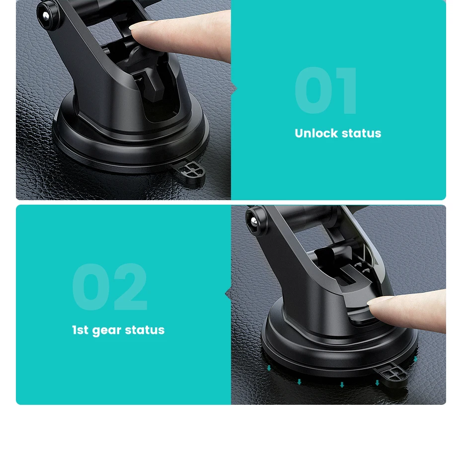 Ugreen Автомобильный держатель для телефона без магнитной гравитационной подставки в автомобиле держатель на присоске для вашего мобильного телефона Xiaomi iPhone X 11