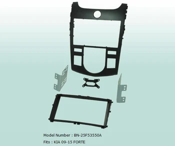 

Car Fascias 2 Din Audio Panel Frame Dash Kit For Kia Forte Auto Air Conditioning Version 2009 2010 2011 2012 2013 2014 2015