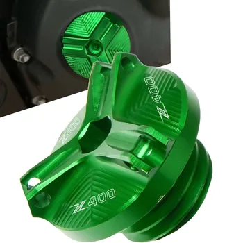 

For Kawasaki Z400 2010-2019 2011 2012 201 2014 2015 2016-2018 Motorcycle Engine Oil Drain Plug Sump Nut Cup Oil Fill Cap Cover