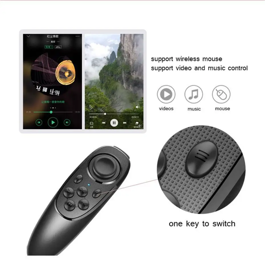  Mocute 052 Hand Game Pad Bluetooth Gamepad Pubg Controller Mobile Joystick For iPhone Android Smart
