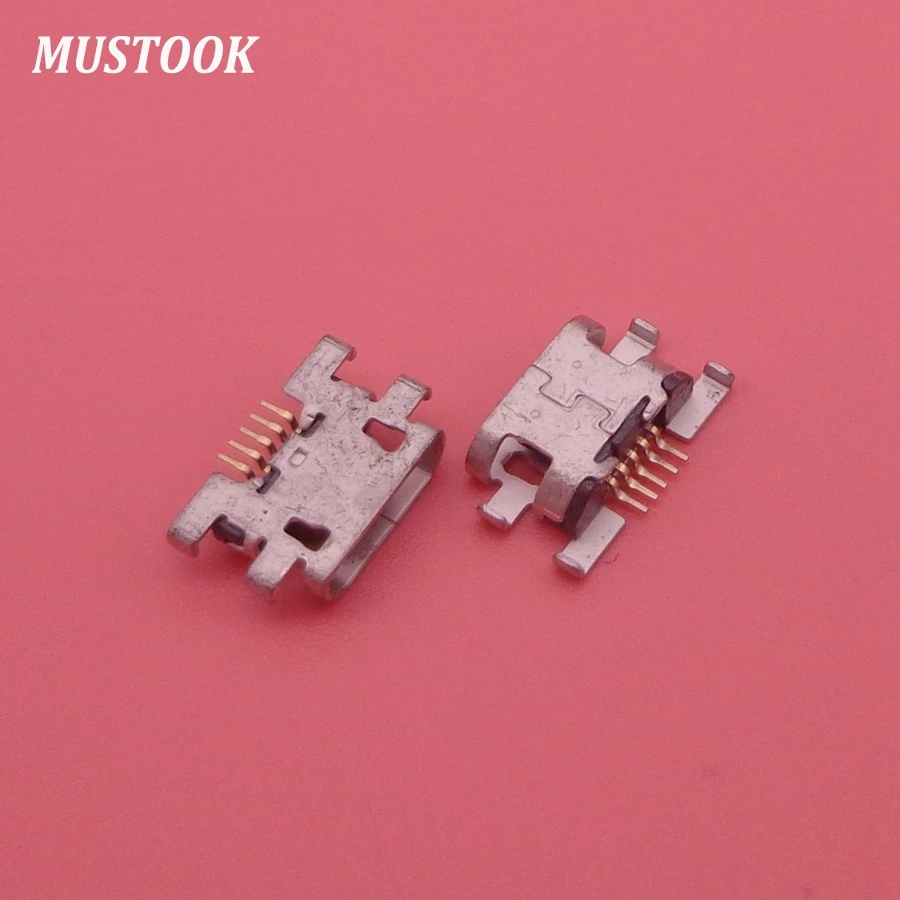 100 шт. Micro USB разъем для зарядного устройства док-порт питания запасная часть Lenovo