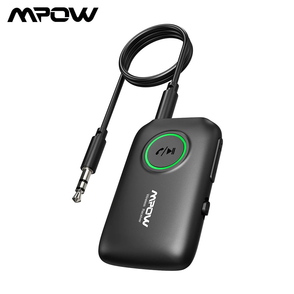 Bluetooth адаптер Mpow BH390 5 0 приемник и передатчик 2 в 1 AptX HD аудио для ТВ автомобиля Aux