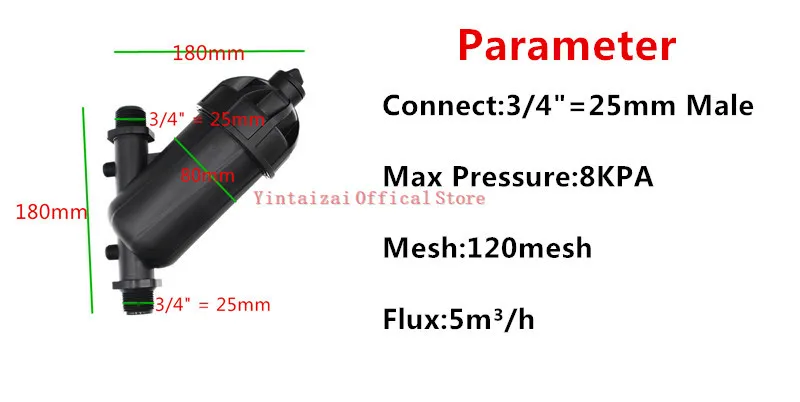 3/" 1 дюймов 120 сетка Y дисковый оросительный фильтр с дисковой сеткой для садоводства фильтр сельского хозяйства капельного орошения полив инструменты