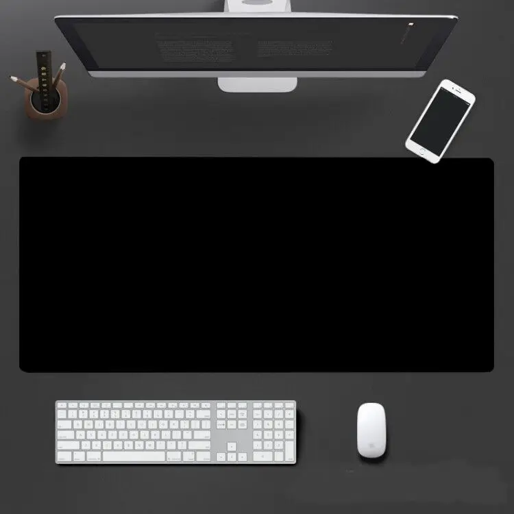 FFFAS 120x60cm Large Suitable Size All Black Mouse Pad Mat Game Gamer Gaming Mousepad Compute Laptop Desk Table Keyboard | Компьютеры и