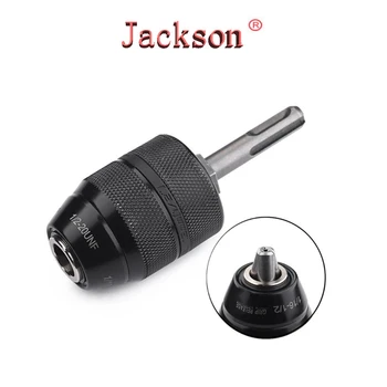 

13mm 1/2-20UNF Keyless Drill Chuck Keyless Drilling Adapter Converter With SDS Adaptor Hardware Tool Accessories