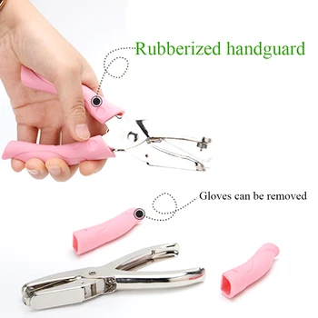 

Portable Stationery Multifunctional DIY Cardmaking School Office Paper Puncher Circle Hole With Soft Grip Home Craft Handheld