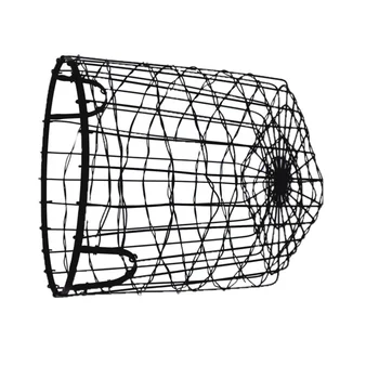 

1PC Iron Wire Basket Hollow out Modern Clothes Organizer Storage Bucket Sundries Container for Home Shop