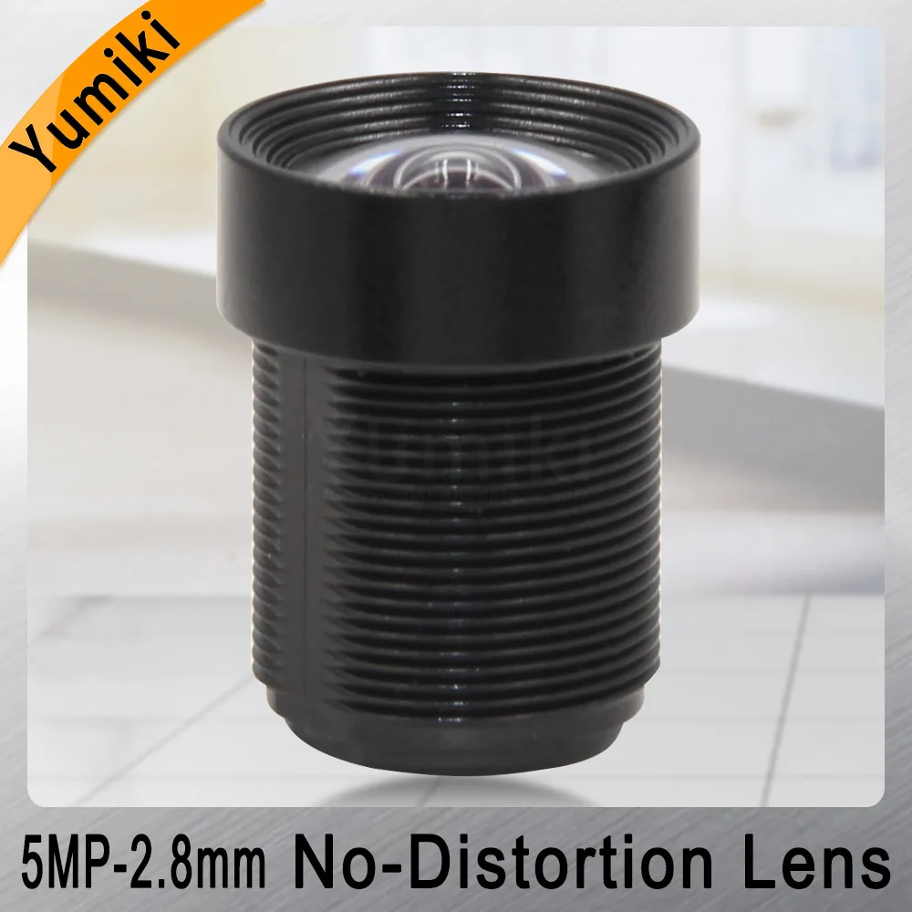 Yumiki 5MP 2 8 мм объектив 1/2.5 дюймов IR без искажений F4.0 M12 для Gopro/для SJCAM SJ7 камеры
