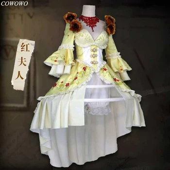 

Anime! Identity V Madame Red Blood Feast New Regulators Marie Dress Uniform Cosplay Costume Custom-made Party Suit Free Shipping