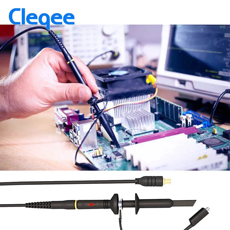 Cleqee MCX 60 датчик осциллографа на МГц Black X1/X10 для мини DSO201 DS201 DSO203 DS203 DSO202 DSO QUAD