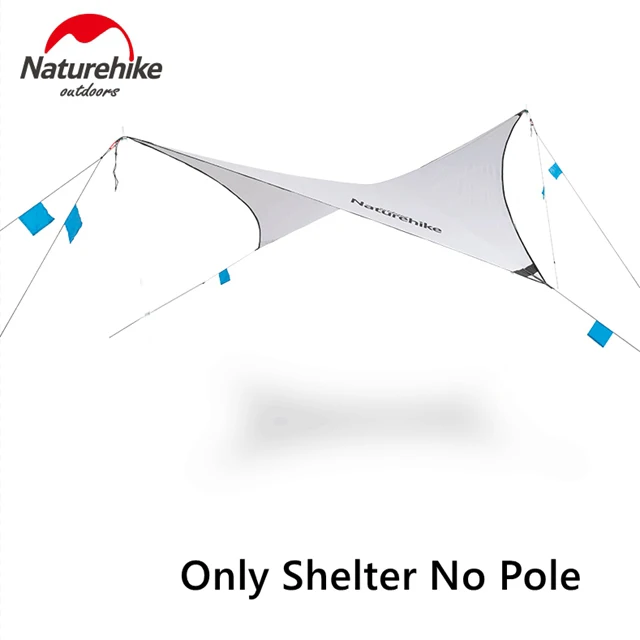 Naturehike Cloud Flying Portable Ultralight Sliver Coating Rainproof Anti-UV Beach Sun Shelter for Hiking Picnic NH19TM003 - Цвет: Sun Shelter