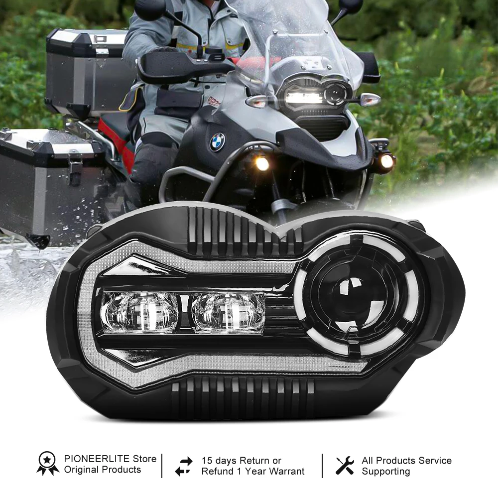 Il Più Nuovo Gruppo Faro Del Proiettore A Led Approvato E24-Mark Per Bmw R1200Gs Lc R 1200Gs Adv Adventure R1200 Gs Led Headlight