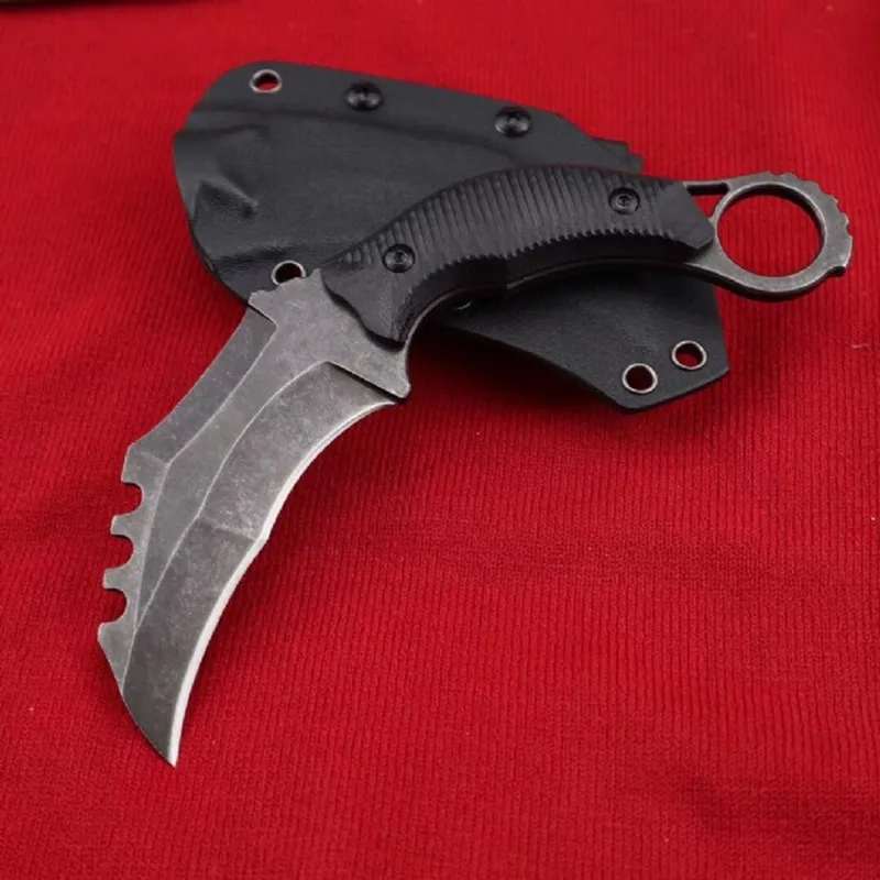 HS инструменты Karambit коготь A2 Сталь G10 Ручка походные ножи для выживания Рождественский подарок нож с фиксированным лезвием