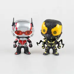 Funkos POPS Marvel супер герой антман экшн кукла муравей-человек фигурка игрушка для детей рождественские подарки