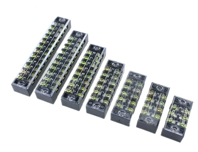 1 шт. двойной ряд Винтовые клеммы Газа 600 В 15A TB-1503/TB1504/TB1506/TB-1508/дополнительно